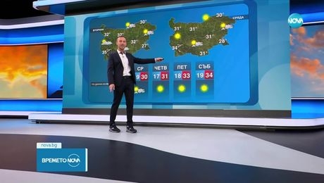изображение на Прогноза за времето (30.06.2025 - обедна емисия)