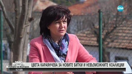 изображение на Караянчева: В политиката се нароиха хора, които се опитват да управляват държавата като частна фирма