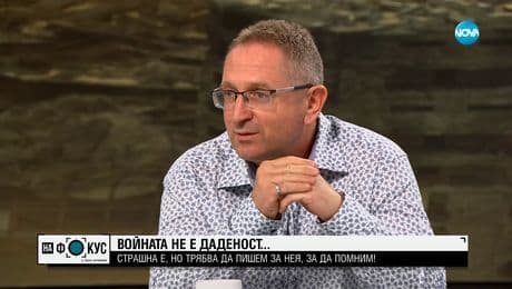 изображение на Георги Бърдаров за срещата със световноизвестния режисьор Фатих Акин