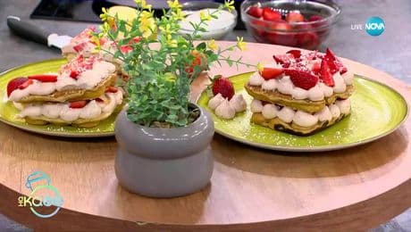 изображение на Рецептата днес: Палачинково ягодово тирамису с бял шоколад - „На кафе“ (21.03.2025)