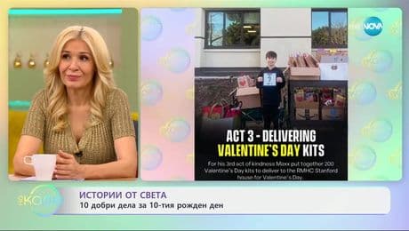 изображение на Истории от света: 10 добри дела за 10-тия рожден ден - „На кафе“ (14.04.2025)