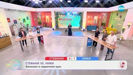 изображение на Стефани VS Ники: Капитани в седмичния куиз- „На кафе“ (15.04.2025)