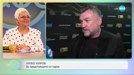 изображение на Любо Киров с шест номинации и три награди от БГ Радио - „На кафе“ (26.05.2025)