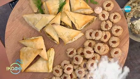 изображение на Рецептата днес: Банички с гъби, крема сирене и карамелизиран лук - „На кафе“ (03.10.2025)