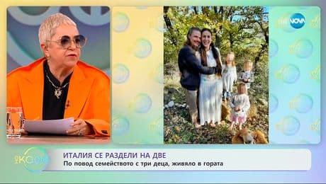 изображение на Италия се раздели на две по повод семейството с три деца, живяло в гората - „На кафе“ (25.11.2025)