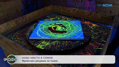 изображение на Ново място в София: Фрийстайл рисуване на тъмно - „На кафе“ (14.01.2026)
