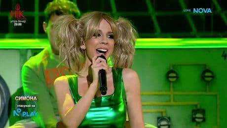 изображение на Симона като Britney Spears - You Drive Me Crazy | Като две капки вода