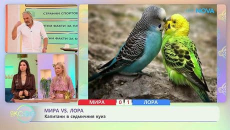 изображение на Мира VS Лора | Капитани в седмичния куиз | На кафе | 17 февруари 2026