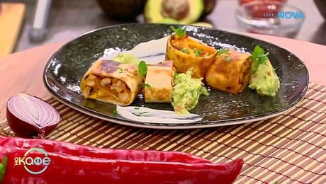 изображение на Рецептата днес | Запечена кесадия с чедър и гуакамоле | На кафе | 20 февруари 2026