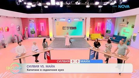 изображение на Силвия VS Майа | Капитани в седмичния куиз | На кафе | 24 февруари 2026