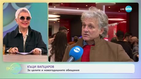 изображение на Къци Вапцаров: За целите и новогодишните обещания - „На кафе“ (14.01.2025)
