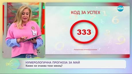 изображение на Нумерологична прогноза за май - „На кафе“ (01.05.2025)
