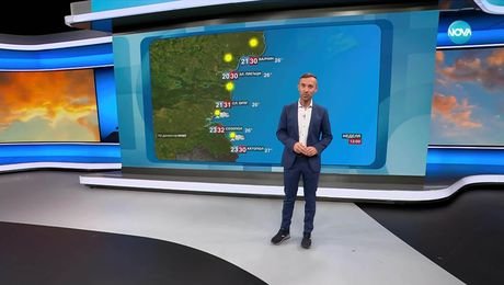 изображение на Прогноза за времето (03.08.2025 - обедна емисия)