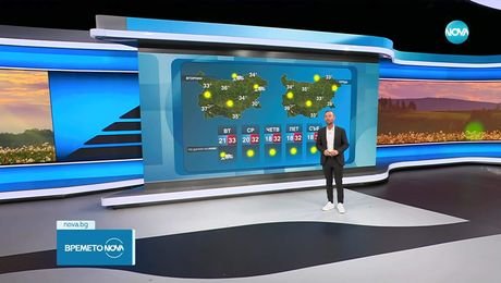 изображение на Прогноза за времето (11.08.2025 - обедна емисия)
