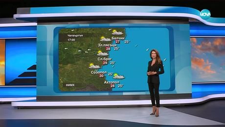 изображение на Прогноза за времето (04.09.2025 - обедна емисия)