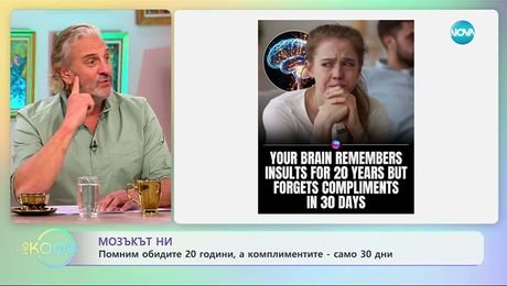 изображение на Помним обидите 20 години, а комплиментите само 30 дни - „На кафе“ (06.10.2025)