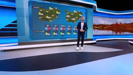 изображение на Прогноза за времето (20.10.2025 - обедна емисия)