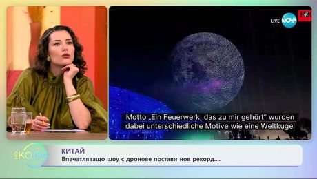 изображение на Впечатляващо шоу в Китай с дронове постави нов рекорд - „На кафе“ (22.10.2025)