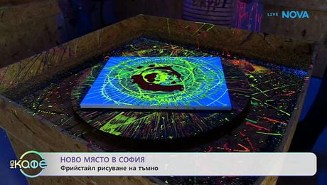 изображение на Ново място в София: Фрийстайл рисуване на тъмно - „На кафе“ (14.01.2026)
