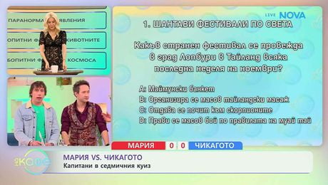 изображение на Мария VS Чикагото | Капитани в седмичния куиз | На кафе | 17 мар. 2026