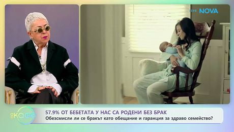 изображение на 57.9 % от бебета у нас са родени без брак | На кафе | 6 апр. 2026