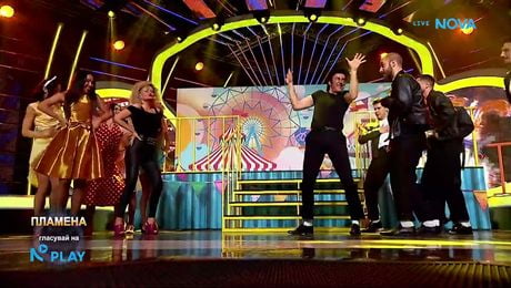 изображение на Пламена и Дарин Ангелов като John Travolta & Olivia N. John - You're The One | Като две капки вода