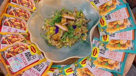 изображение на Рецептите днес | Японски пържен ориз със зеленчуци и хрупкаво пиле | На кафе | 23 апр. 2026