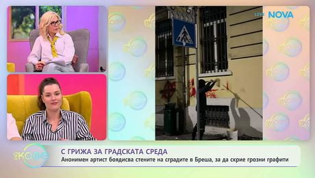 изображение на Анонимен артист боядисва стените на сградите в Бреша | На кафе | 23 апр. 2026