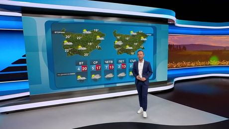 изображение на Прогноза за времето | Обедна емисия | 27 апр. 2026