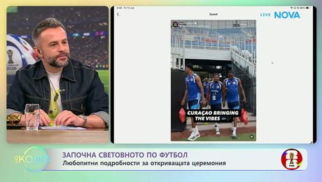 изображение на Любопитни подробности от Световното по футбол | На кафе | 12 юни 2026