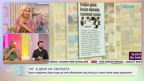 изображение на „Не“ в деня на сватбата | На кафе | 9 окт. 2026